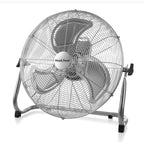 Brasseur d'air industriel Blast Tout métal chromé · 56 cm