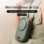 Ventilateur portable mains libres Blast Tour de cou · USB rechargeable