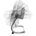 Brasseur d'air industriel Blast Tout métal chromé · 56 cm