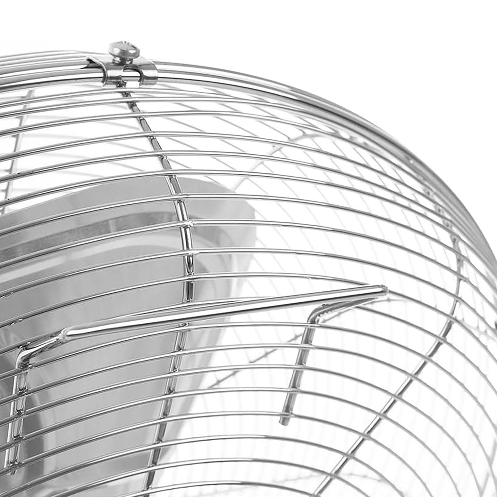 Brasseur d'air industriel Blast Tout métal chromé · 56 cm