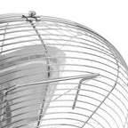 Brasseur d'air industriel Blast Tout métal chromé · 56 cm