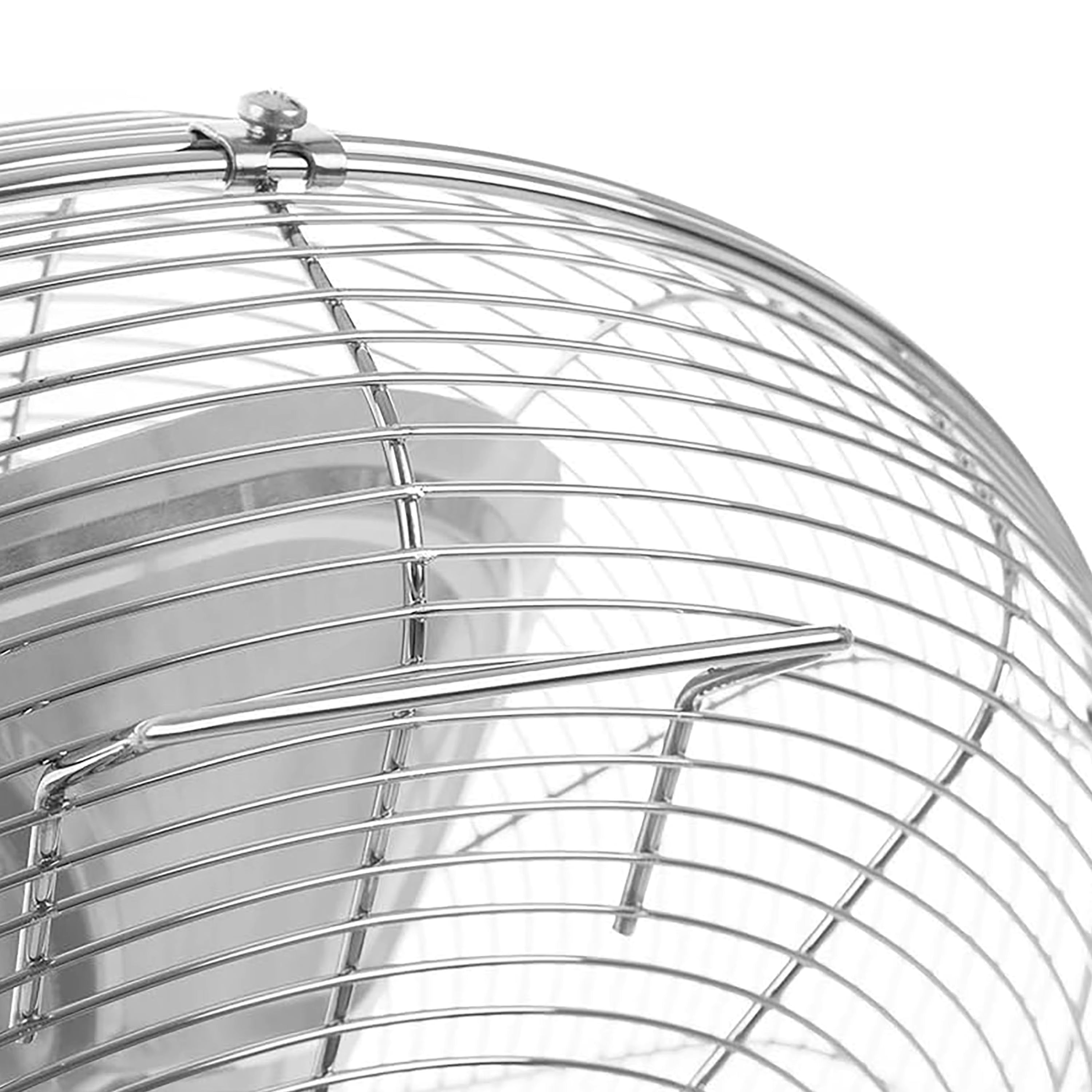 Brasseur d'air industriel Blast Tout métal chromé · 56 cm