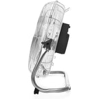 Brasseur d'air industriel Blast Tout métal chromé · 56 cm